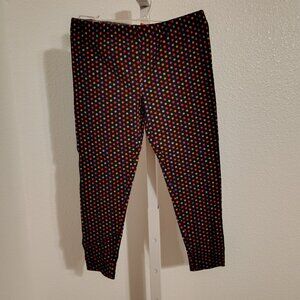 Girls Polka Dot Leggings Size XS 4/5 Target Cotton Spandex Stretch